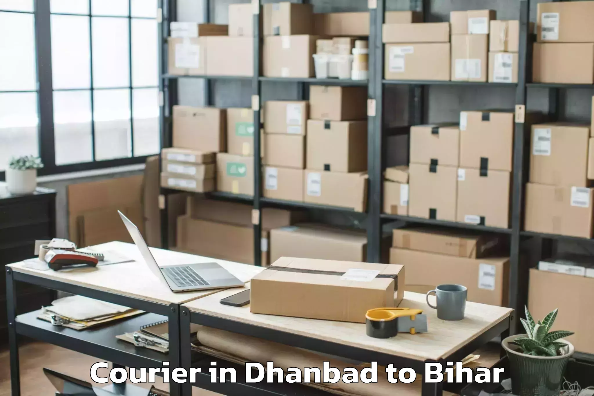 Easy Dhanbad to Kurtha Courier Booking